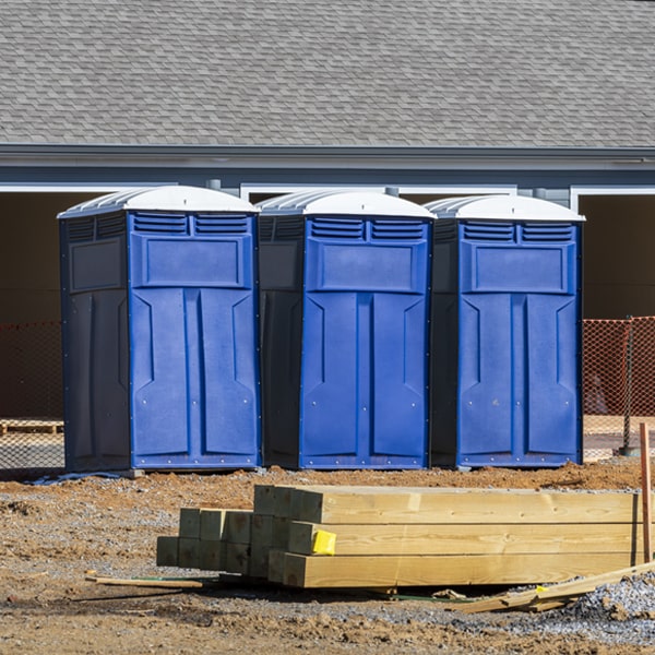 are there any restrictions on what items can be disposed of in the portable toilets in Lyndon